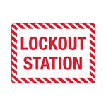 Lockout Station Sign